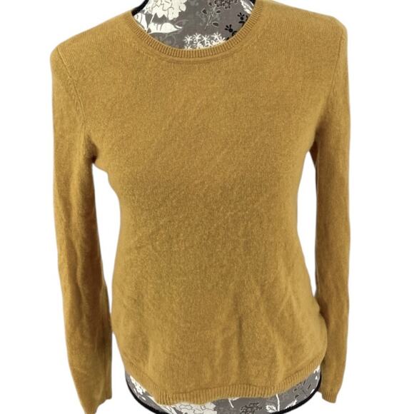 Tahari Pure Luxe 100% Cashmere Long Sleeve Knitted Crew Neck Sweater - Picture 1 of 6